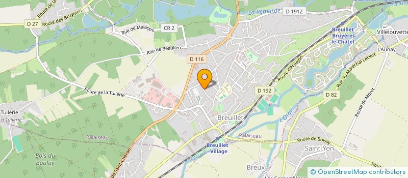 localisation de l'entreprise PANAMANDA  BREUILLET