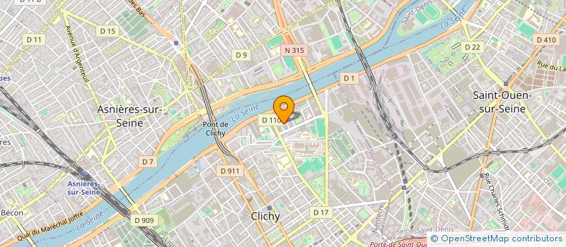 localisation de l'entreprise PANAME à CLICHY
