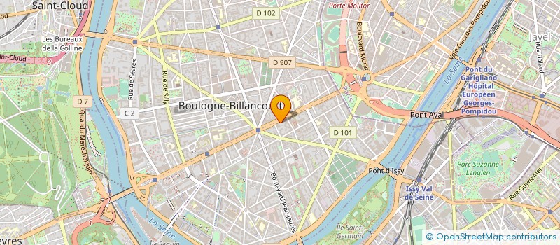 localisation de l'entreprise PANAME & CO à BOULOGNE-BILLANCOURT