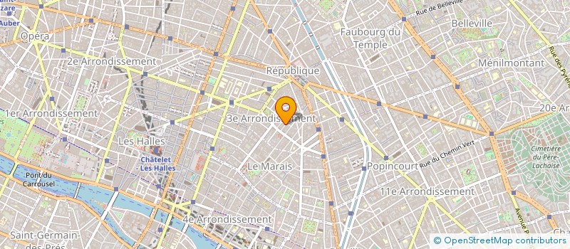 localisation de l'entreprise PANAME GANG à PARIS