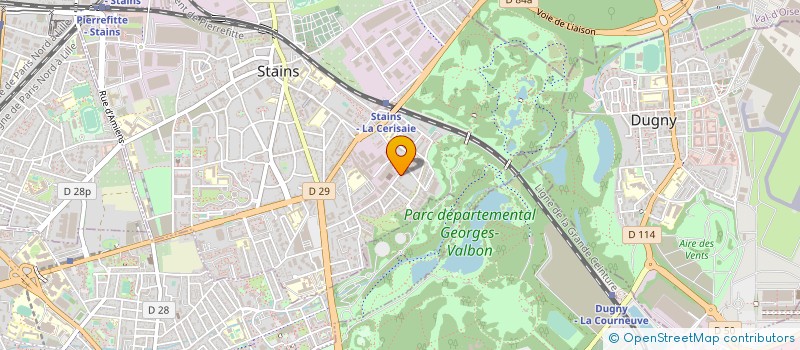 localisation de l'entreprise PANAME SERVICES à STAINS