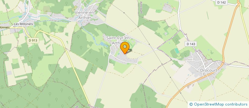 localisation de l'entreprise PANAME VISION  SAINT-CYR-EN-ARTHIES