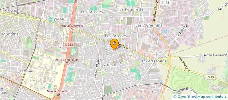 localisation de l'entreprise PANAMER GENERAL TRADING à BRON