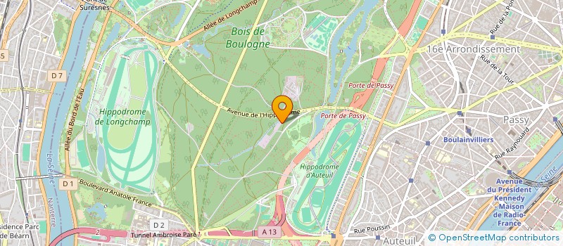 localisation de l'entreprise PANAMERA  PARIS