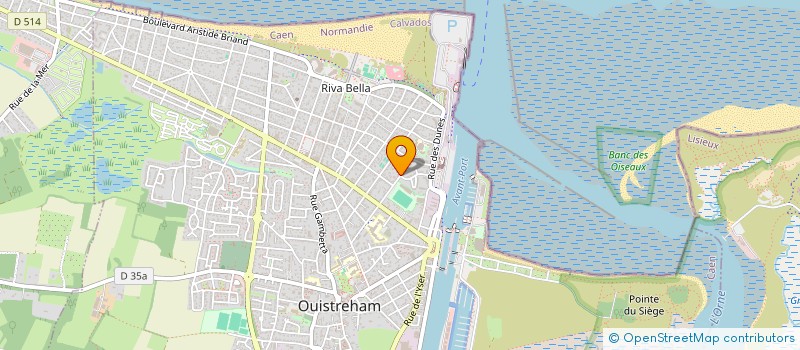 localisation de l'entreprise PANAMES  OUISTREHAM