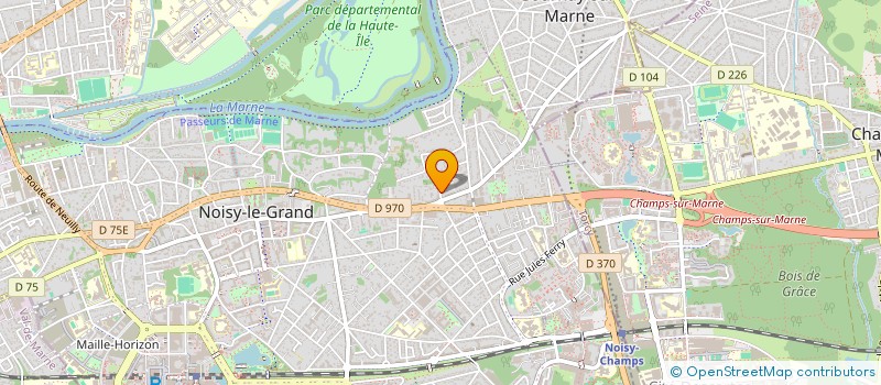 localisation de l'entreprise PANAPAMA  NOISY-LE-GRAND