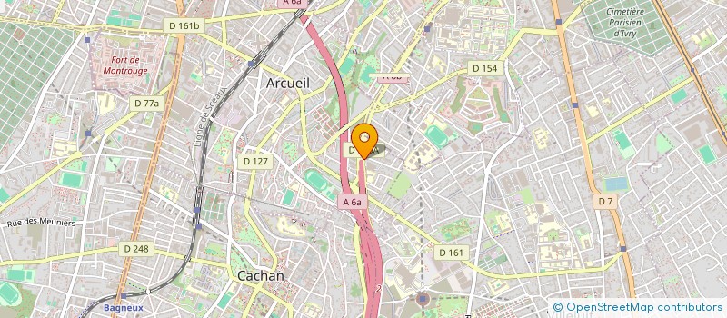 localisation de l'entreprise PANARAMA  ARCUEIL