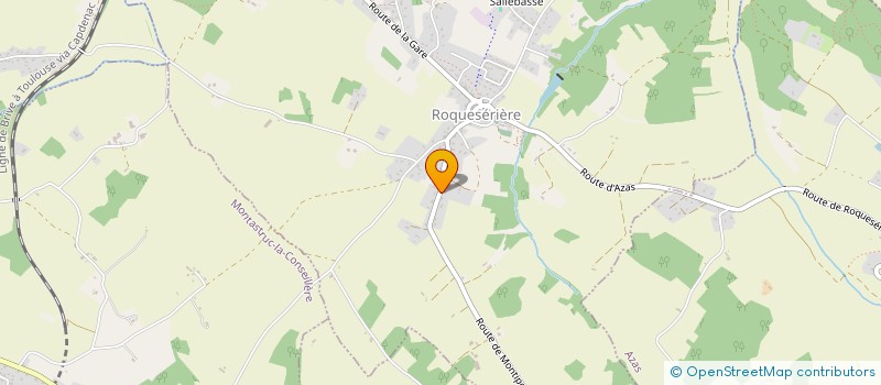 localisation de l'entreprise PANAREA  ROQUESERIERE