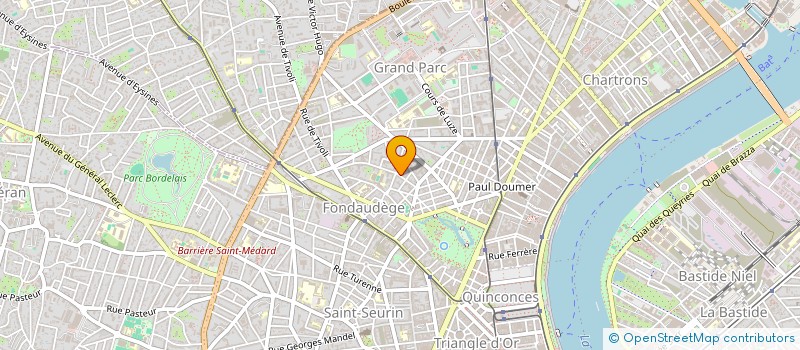 localisation de l'entreprise PANAREAL  BORDEAUX