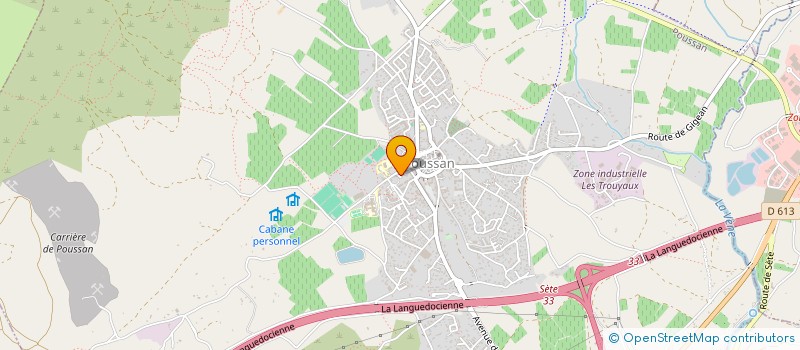 localisation de l'entreprise PANASOFA  POUSSAN