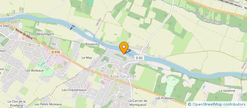 localisation de l'entreprise PANASOUND  AZAY-SUR-CHER