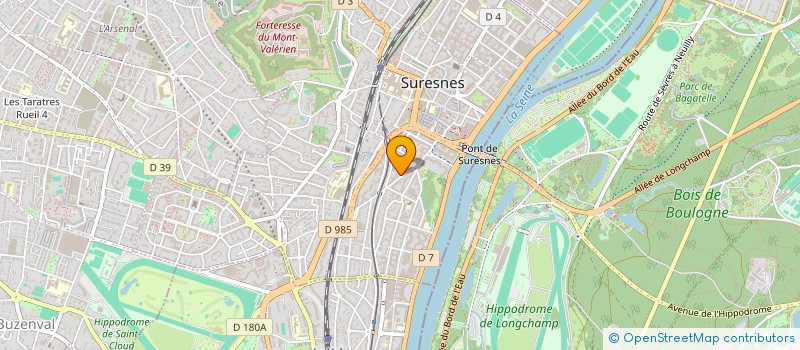 localisation de l'entreprise PANATHENEES à SURESNES