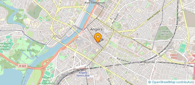 localisation de l'entreprise PANATHLON INTERNATIONAL CLUB D'ANGERS à ANGERS