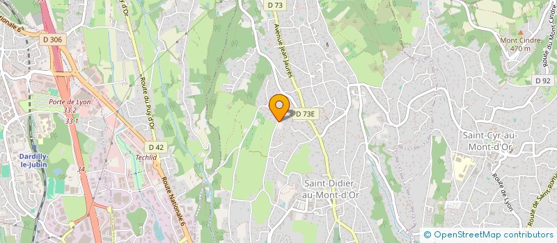 localisation de l'entreprise PANAUGE à SAINT-DIDIER-AU-MONT-D'OR