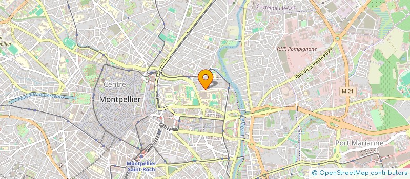 localisation de l'entreprise PANAVI à MONTPELLIER