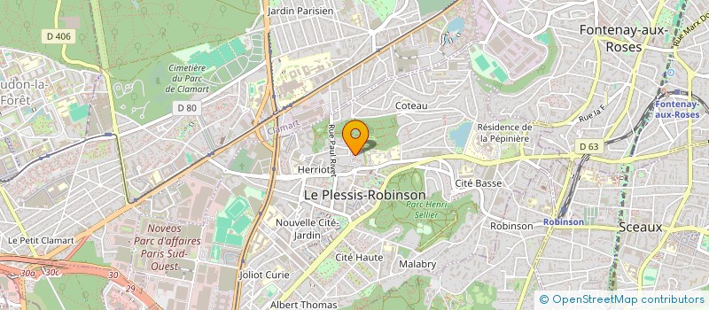 localisation de l'entreprise PANAX à LE PLESSIS ROBINSON