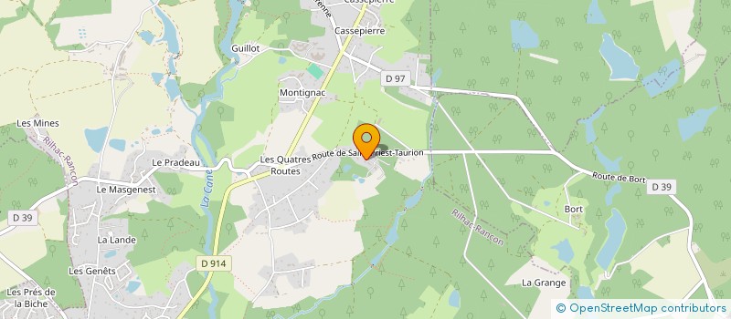 localisation de l'entreprise PANAZOL 50  RILHAC RANCON