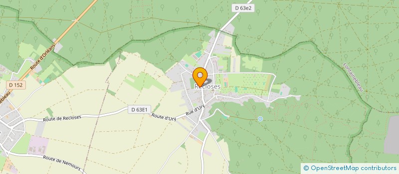 localisation de l'entreprise PANCA  RECLOSES