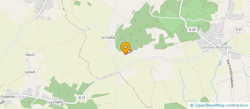 localisation de l'entreprise PANCAKE  JAUNAY-MARIGNY