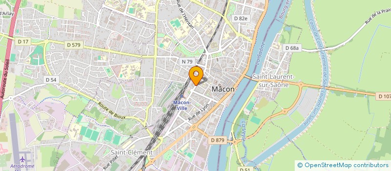 localisation de l'entreprise PANCARTE  MACON