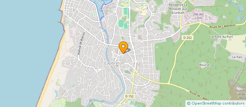 localisation de l'entreprise PANCAUT à CAPBRETON