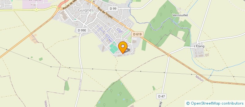 localisation de l'entreprise PANCHERET FP  GUIGNES