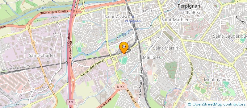 localisation de l'entreprise PANCHOT DEVELOPPEMENT  PERPIGNAN