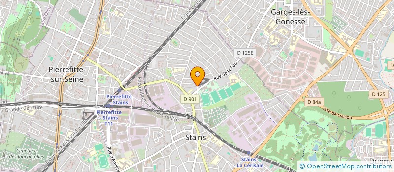 localisation de l'entreprise PANCIUC  STAINS