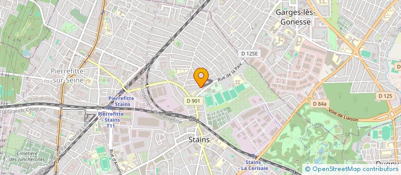 localisation de l'entreprise PANCIUC E COMMERCE  STAINS