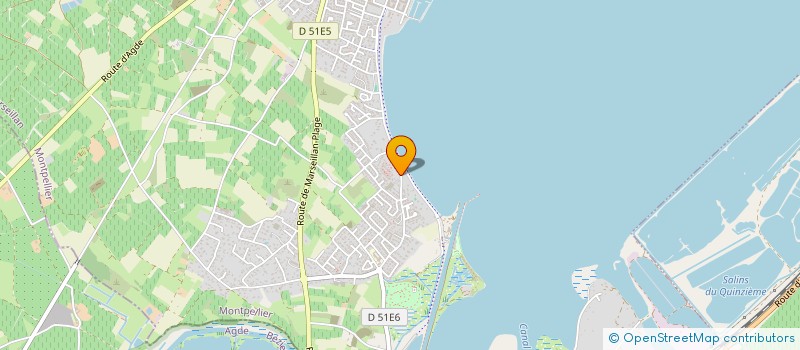 localisation de l'entreprise PANCK à MARSEILLAN