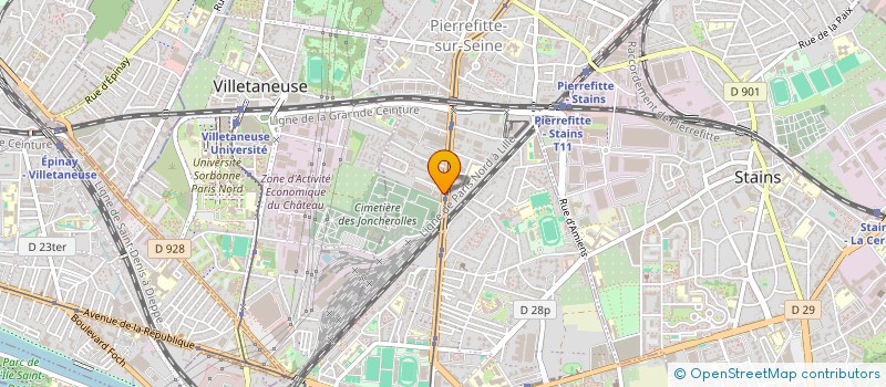 localisation de l'entreprise PANDA 1  PARIS