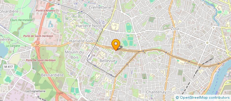 localisation de l'entreprise PANDA 44 à NANTES