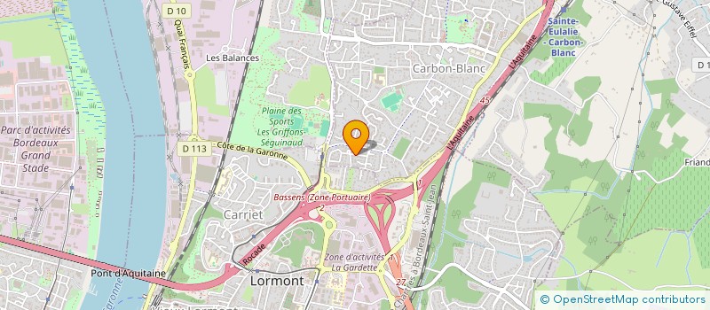 localisation de l'entreprise PANDA  CARBON-BLANC