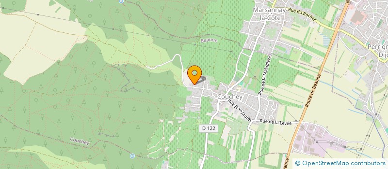 localisation de l'entreprise PANDA  COUCHEY