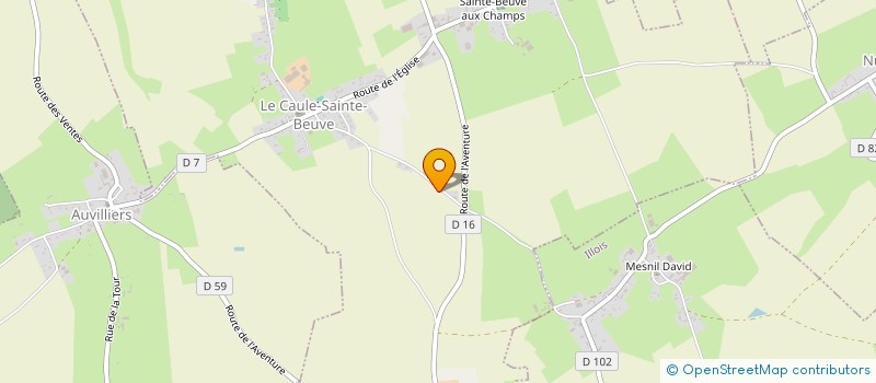 localisation de l'entreprise PANDA  CONTEVILLE