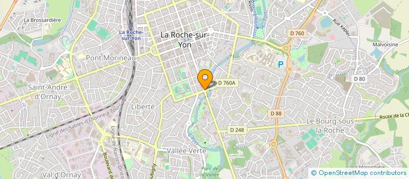 localisation de l'entreprise PANDA DE CHINE à LA ROCHE-SUR-YON