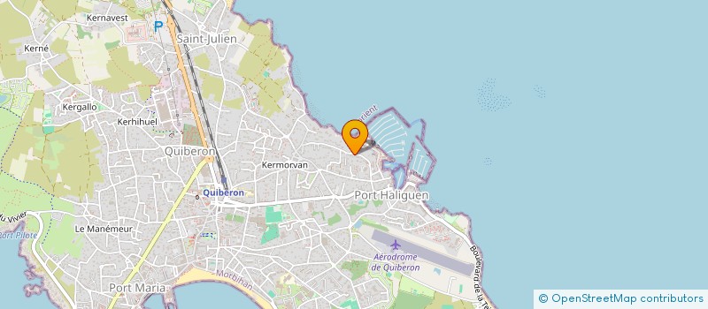 localisation de l'entreprise PANDA DE LA PRESQU'ILE  QUIBERON