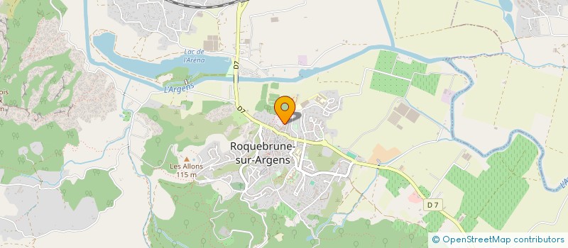 localisation de l'entreprise PANDA DISTRIBUTION à ROQUEBRUNE-SUR-ARGENS