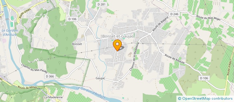 localisation de l'entreprise PANDA FERMETURES  BOISSET-ET-GAUJAC