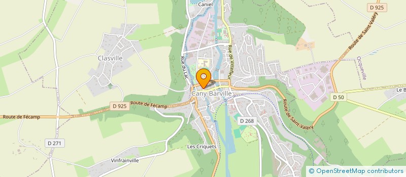 localisation de l'entreprise PANDA GARCIA  CANY-BARVILLE