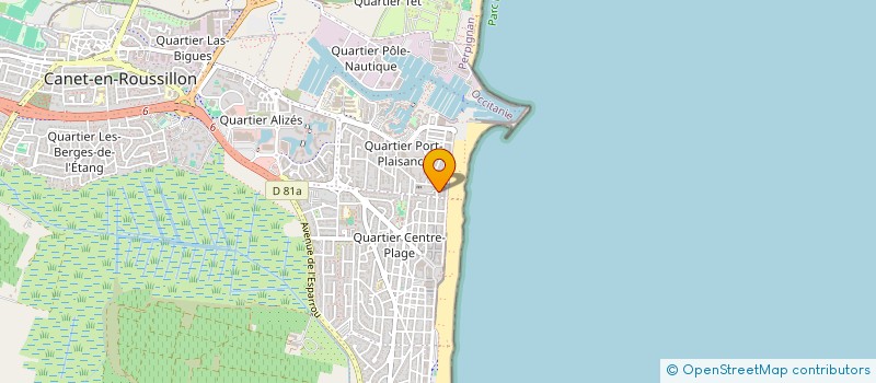 localisation de l'entreprise PANDA GLACE  CANET-EN-ROUSSILLON