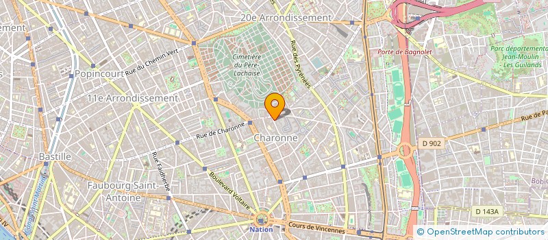 localisation de l'entreprise PANDA GOURMET  PARIS