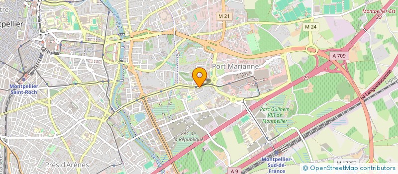 localisation de l'entreprise PANDA GROUP  MONTPELLIER