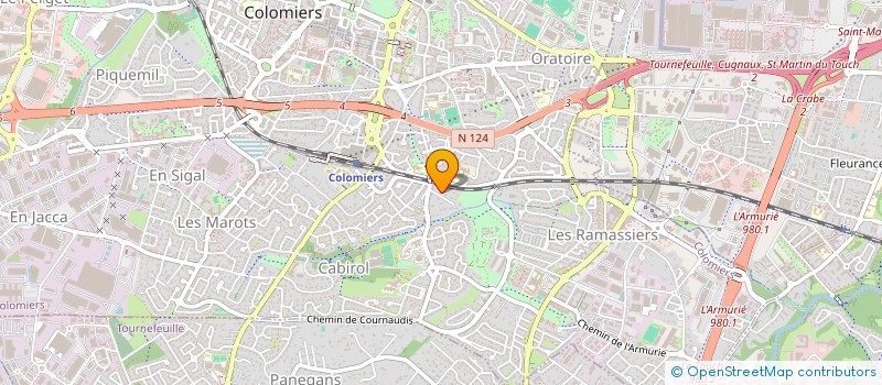 localisation de l'entreprise PANDA IMMO à COLOMIERS