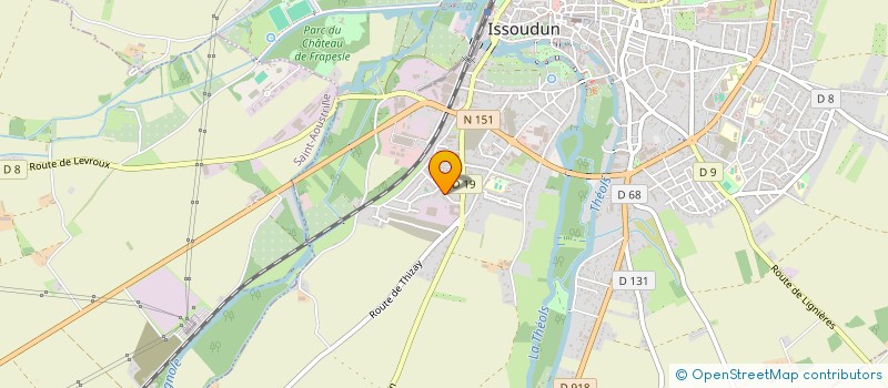 localisation de l'entreprise PANDA KIDS à CHATEAUROUX
