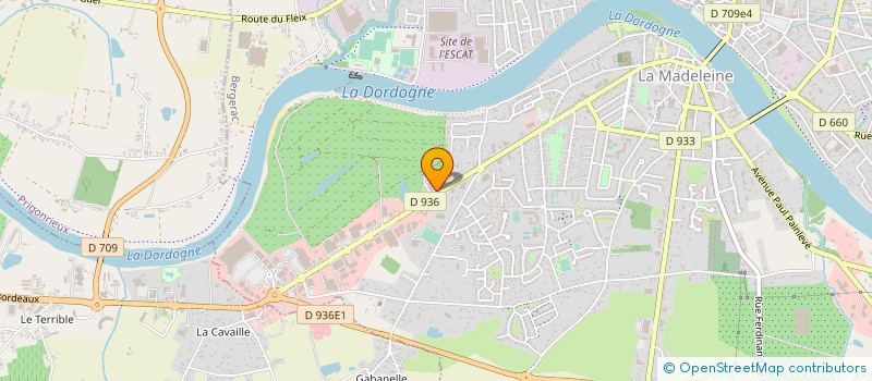 localisation de l'entreprise PANDA KING à BERGERAC