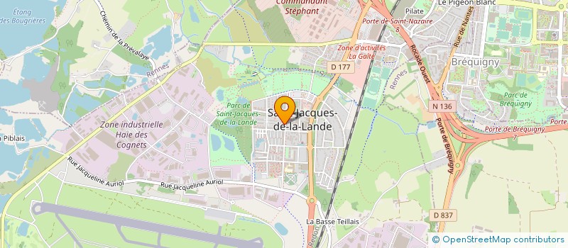 localisation de l'entreprise PANDA MEDIA  SAINT-JACQUES-DE-LA-LANDE