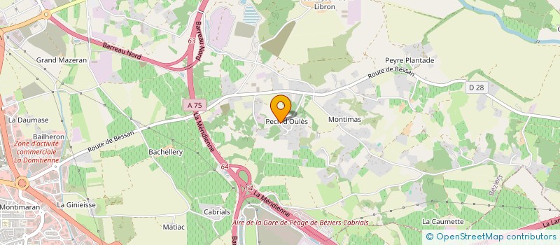 localisation de l'entreprise PANDA PHARMA à BEZIERS