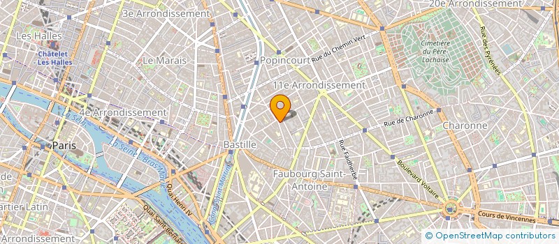 localisation de l'entreprise PANDA ROQUETTE  PARIS