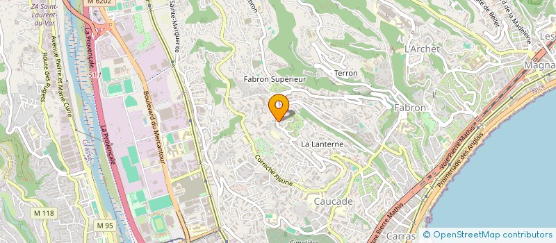 localisation de l'entreprise PANDACADEMIE  NICE